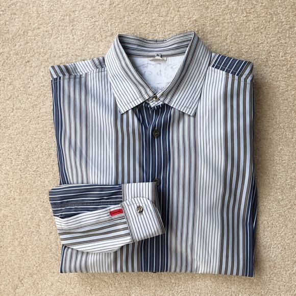 Signum Other - 🟦SALE! SIGNUM Men’s Button-Up Striped Dress Shirt